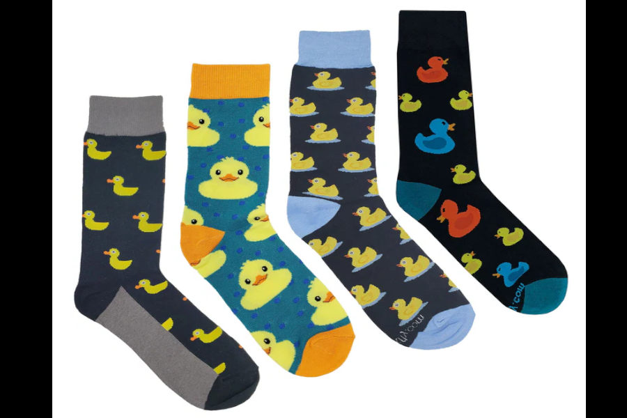 chaussettes avec motifs canard